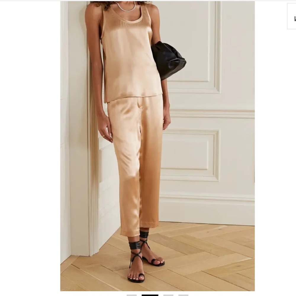 Nili Lotan Safi Pant Khaki Dress Pants